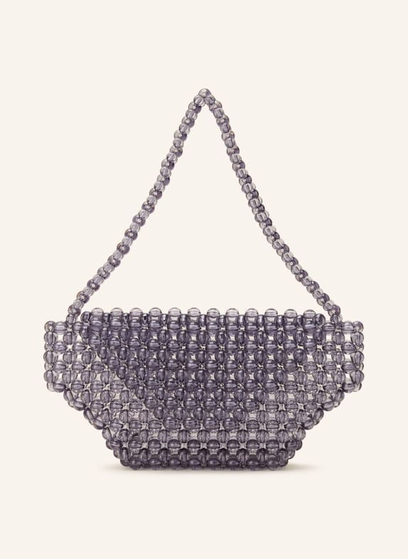 0711 TBILISI Handbag CORA made of decorative beads DARK BLUE