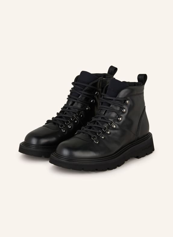 WOOLRICH Schnürboots SCHWARZ