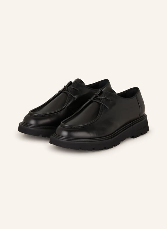 WOOLRICH Platform lace-up shoes BLACK