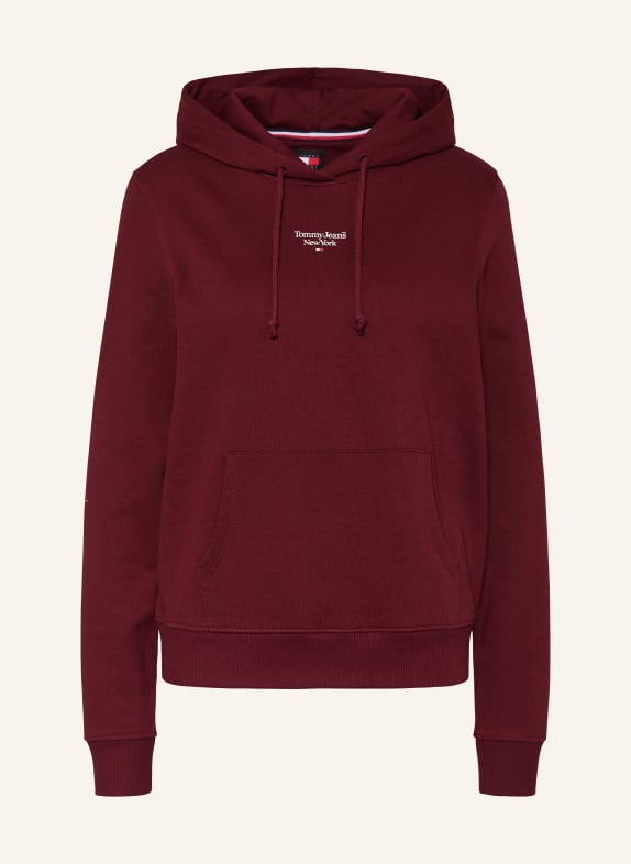TOMMY JEANS Hoodie DUNKELROT
