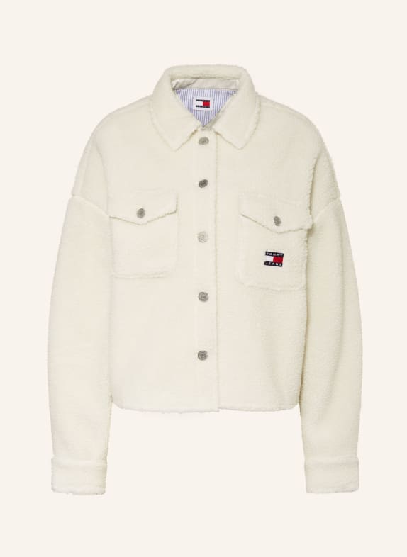 TOMMY JEANS Teddy jacket ECRU