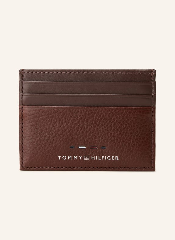 TOMMY HILFIGER Etui na karty BRĄZOWY