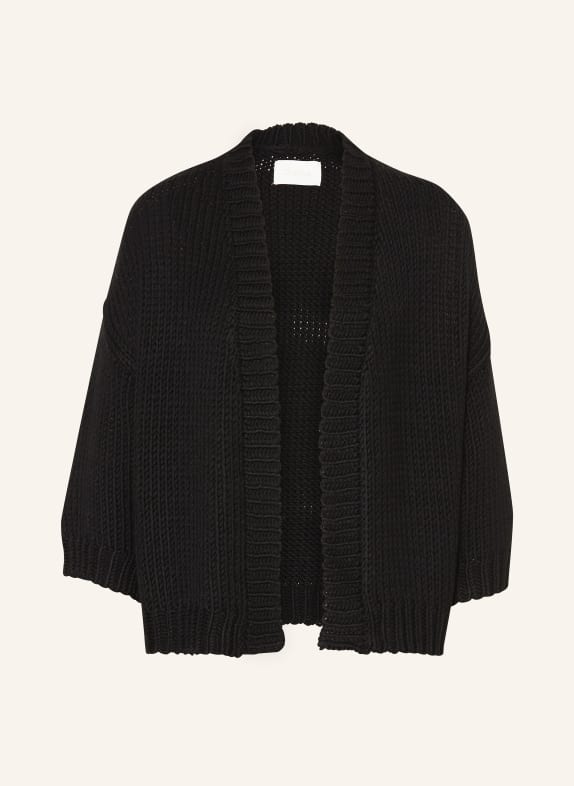 Juvia Knit cardigan JULE with 3/4 sleeves BLACK