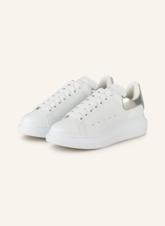 Alexander McQUEEN Sneaker WEISS/ SILBER