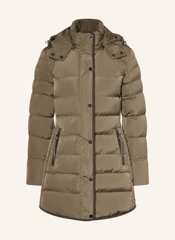 RINO & PELLE Steppmantel OLIV
