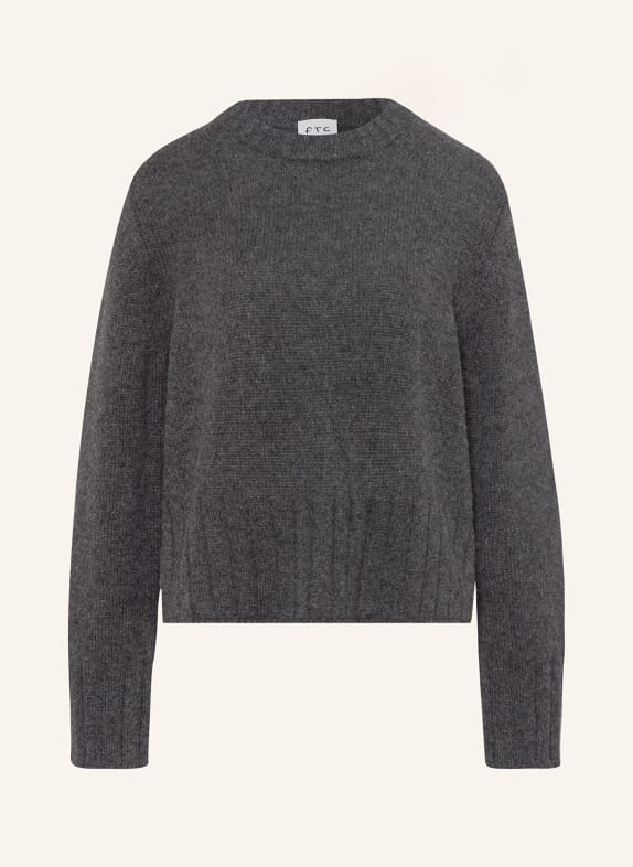 FTC CASHMERE Cashmere-Pullover DUNKELGRAU