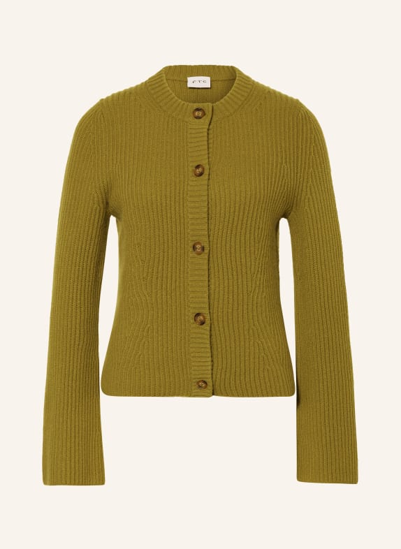 FTC CASHMERE Cashmere cardigan OLIVE