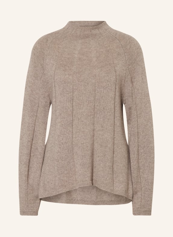 FTC CASHMERE Pullover mit Cashmere TAUPE