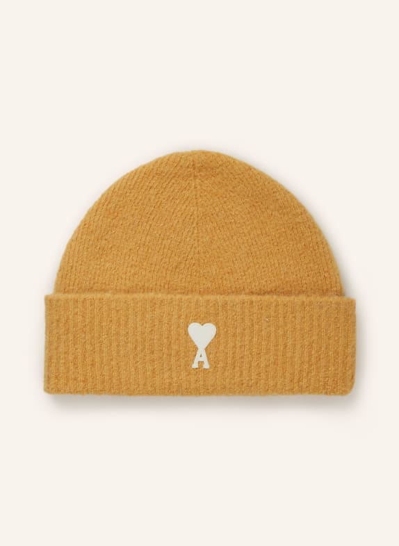 AMI PARIS Alpaca beanie DARK YELLOW