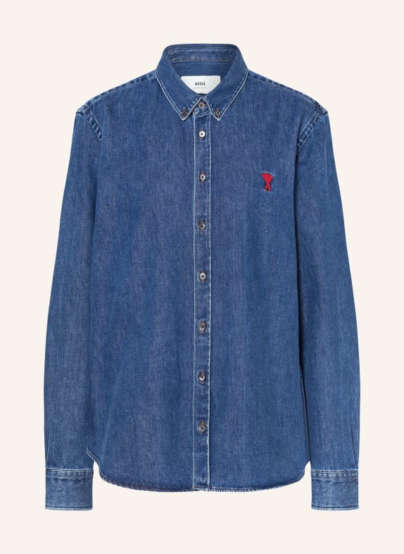 AMI PARIS Denim blouse BLUE