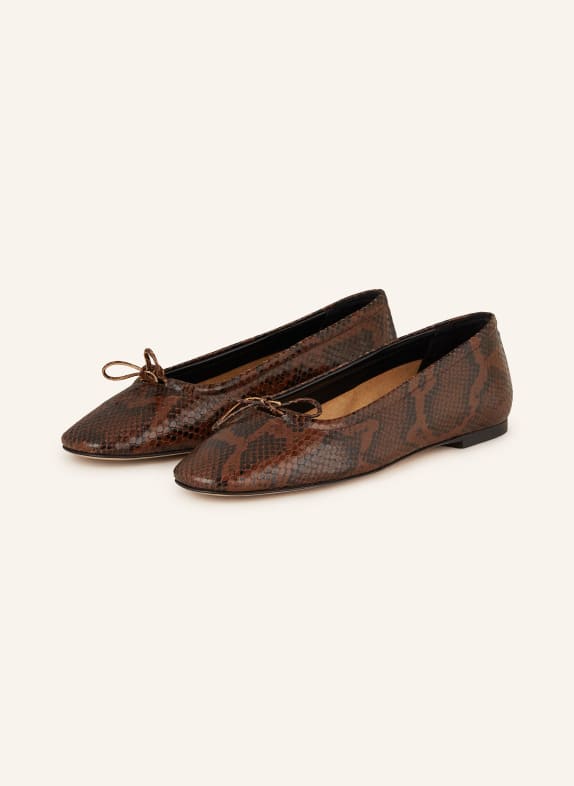 Aeyde Ballet flats DELFINA BROWN/ DARK BROWN