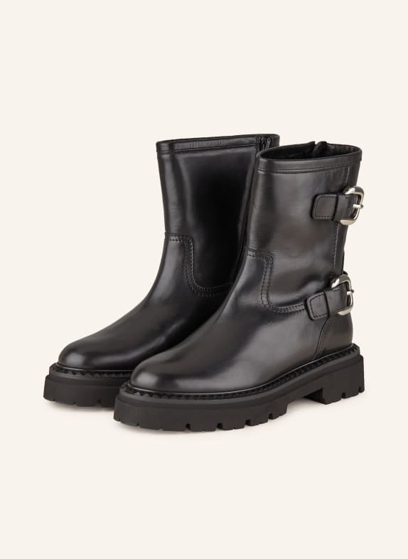 KENNEL & SCHMENGER Biker Boots MASTER X SCHWARZ
