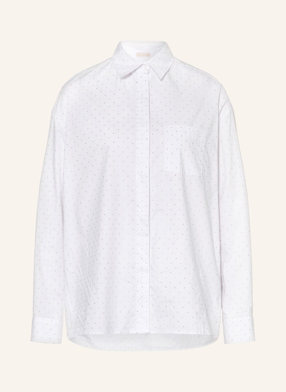 LIU JO Shirt blouse with decorative gems WHITE