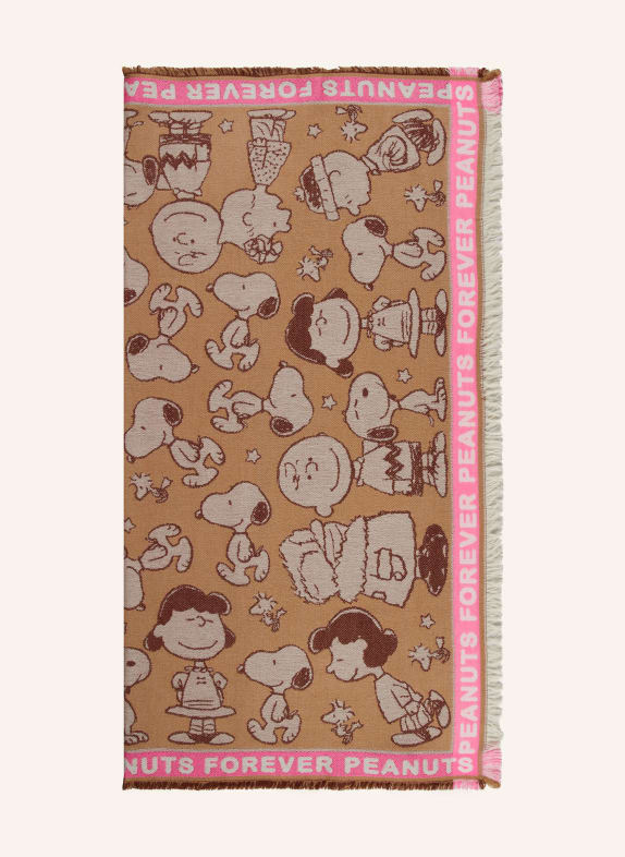 CODELLO Tuch BEIGE/ NEONPINK