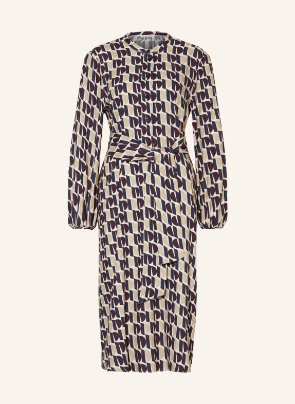 seidensticker Dress DARK PURPLE/ DARK BLUE/ CREAM