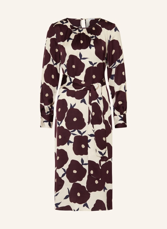 seidensticker Satin dress DARK PURPLE/ ECRU/ DARK BLUE