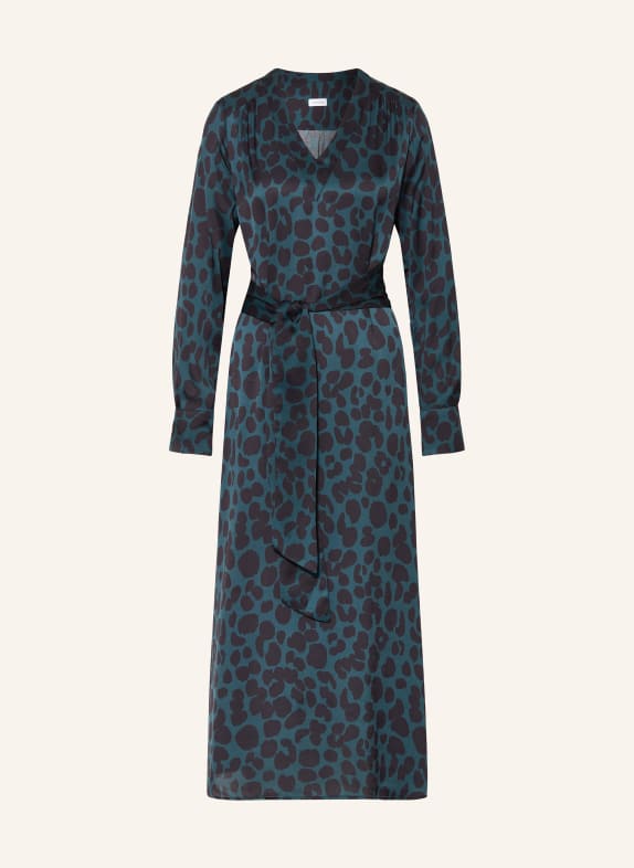 seidensticker Satin dress BLACK/ TEAL