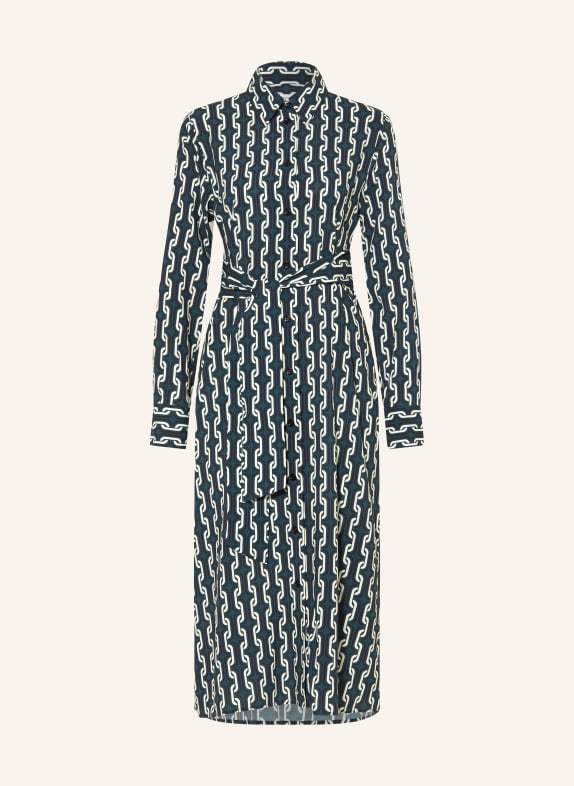 seidensticker Shirt dress TEAL/ ECRU/ BLACK