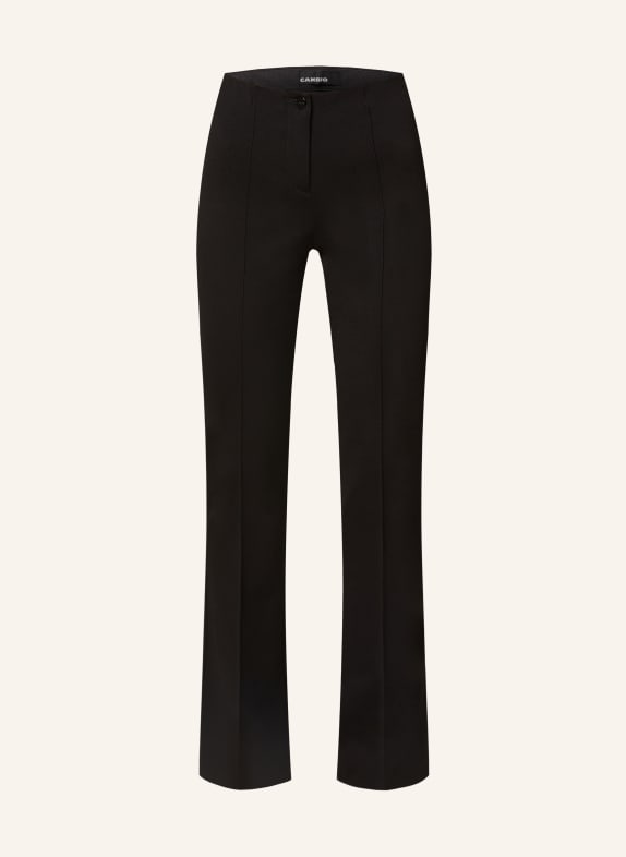 CAMBIO Bootcut trousers BLACK