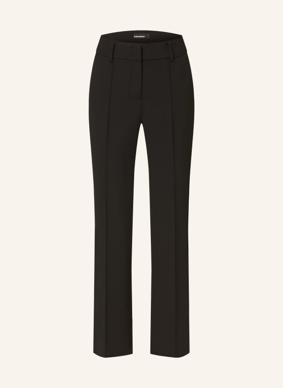 CAMBIO Bootcut-Hose FARAH SCHWARZ