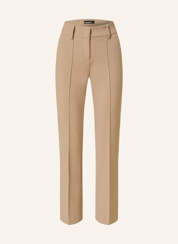 CAMBIO Bootcut-Hose FARAH BEIGE