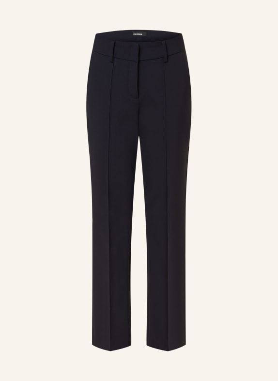 CAMBIO Bootcut trousers FARAH DARK BLUE