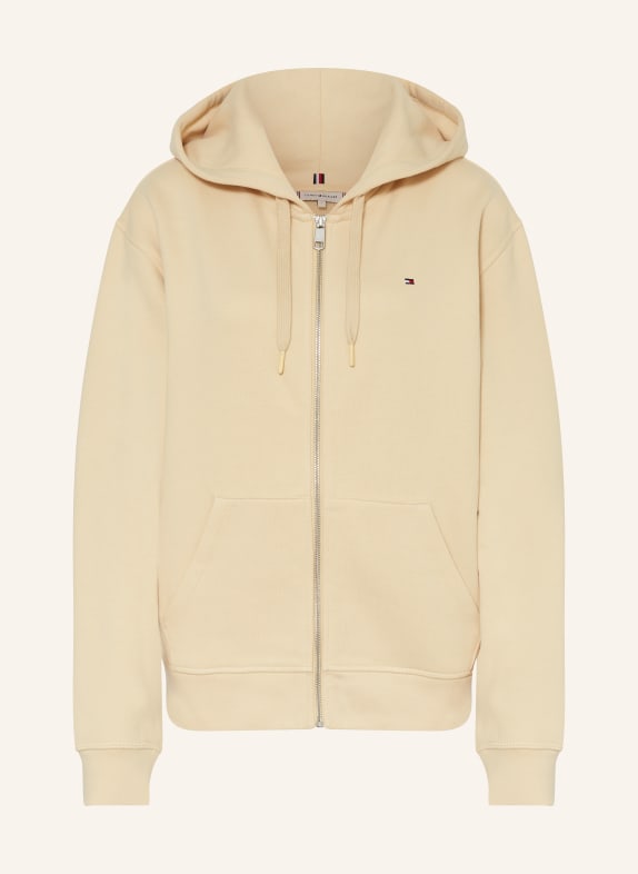 TOMMY HILFIGER Sweatjacke HELLGELB