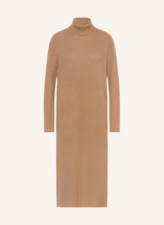 TOMMY HILFIGER Strickkleid CAMEL