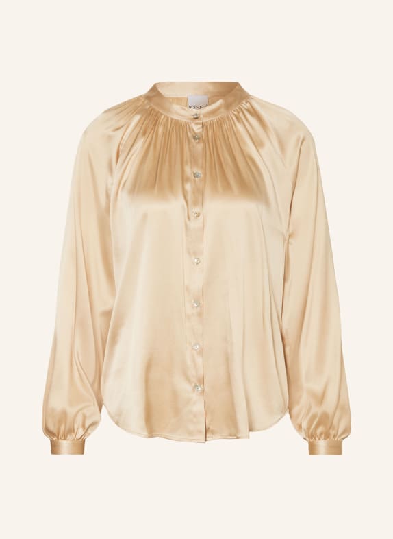 TONNO & PANNA Silk blouse LIGHT BROWN