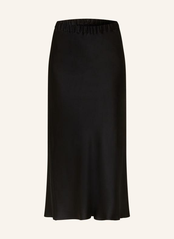 ANTONELLI firenze Satin skirt ORINOCO BLACK