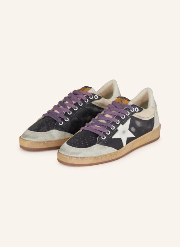 GOLDEN GOOSE Sneaker BALL STAR SCHWARZ/ HELLGRAU