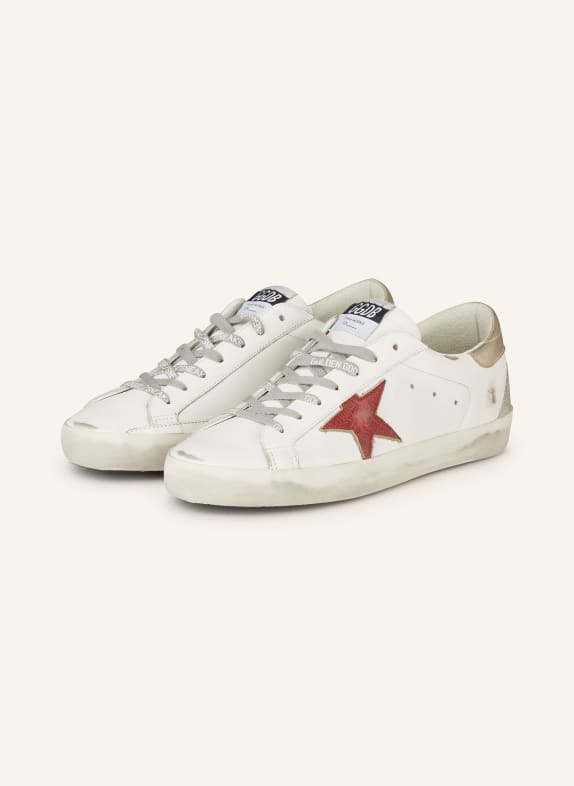 GOLDEN GOOSE Sneakersy SUPER-STAR BIAŁY