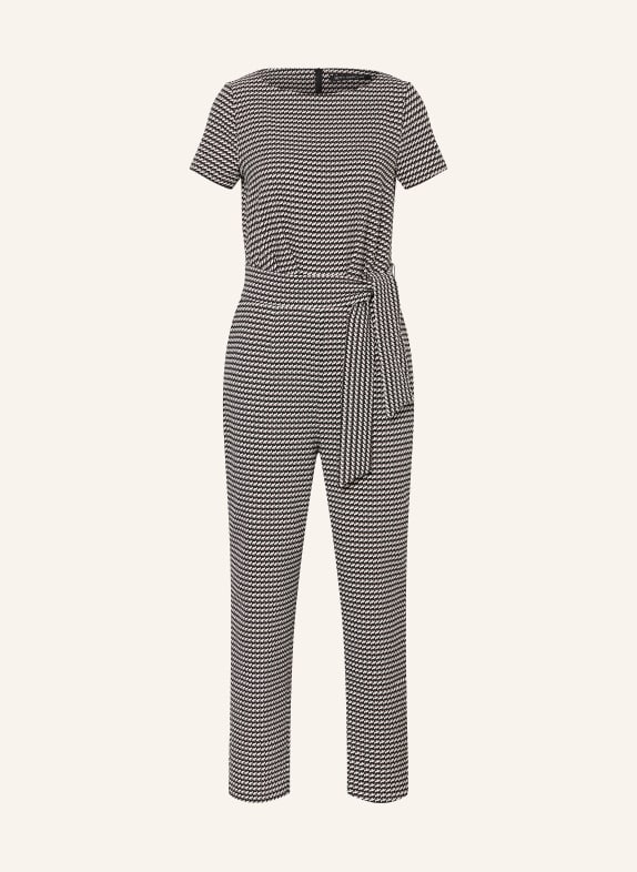 Betty Barclay Jumpsuit BLACK/ WHITE/ DARK RED