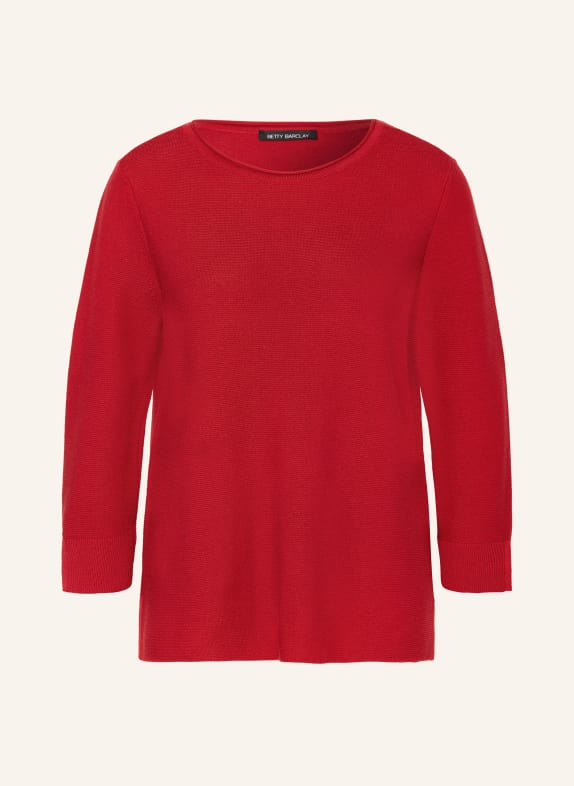 Betty Barclay Sweater with 3/4 sleeves RED