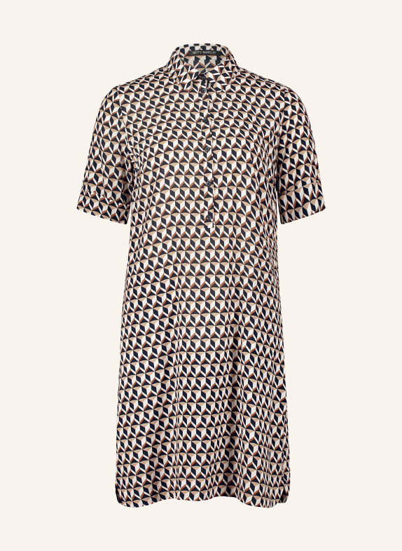 Betty Barclay Shirt dress DARK BLUE/ BEIGE/ WHITE