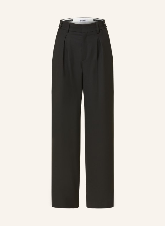 ROSSI Wide leg trousers DAVY BLACK