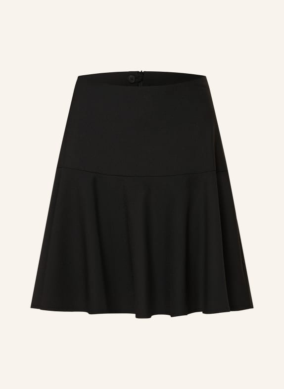 ottod'ame Skirt with frills BLACK