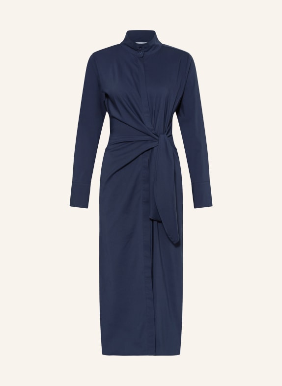 MRS & HUGS Shirt dress in wrap look DARK BLUE