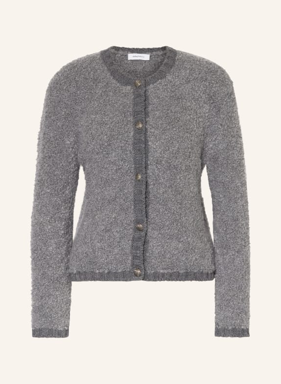 darling harbour Cardigan in teddy GRAU