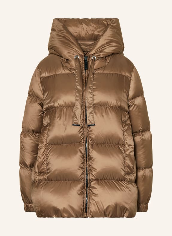 Max Mara The Cube Down jacket SEIA COGNAC