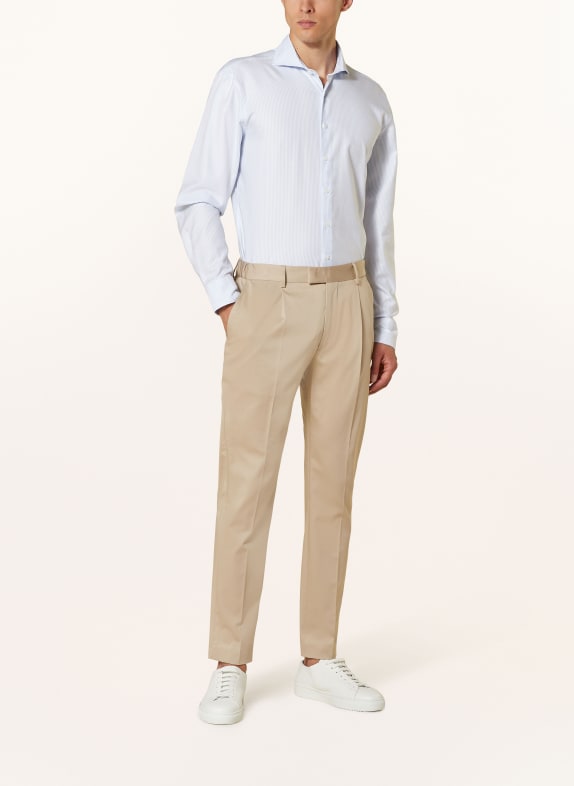 STROKESMAN'S Hemd Regular Fit HELLBLAU / WEISS