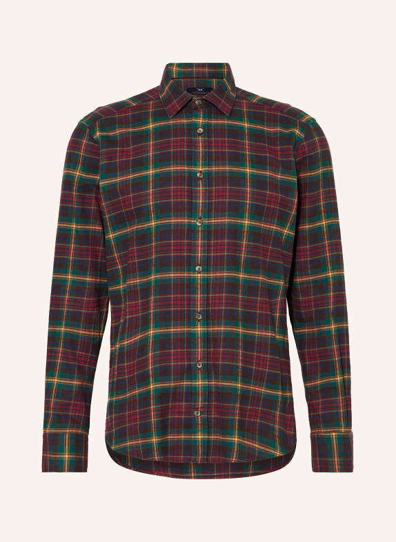 STROKESMAN'S Shirt regular fit DARK RED/ DARK GREEN/ DARK BLUE