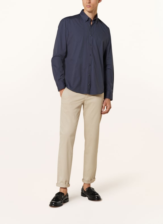 STROKESMAN'S Overhemd Regular Fit DONKERBLAUW