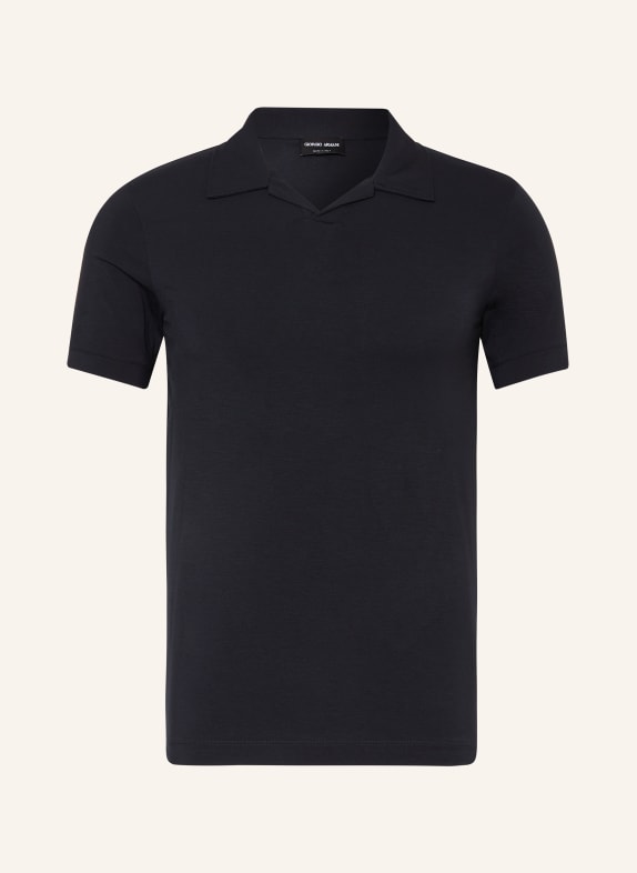 GIORGIO ARMANI Jersey-Poloshirt DUNKELBLAU