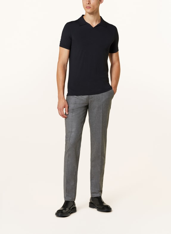 GIORGIO ARMANI Jersey poloshirt DONKERBLAUW