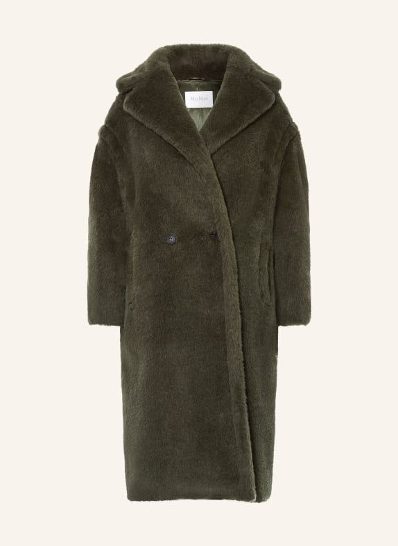 Max Mara Faux fur coat TEDGIRL with alpaca KHAKI