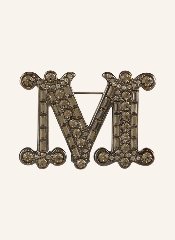 Max Mara Brooch BATH2 BLACK/ DARK BROWN
