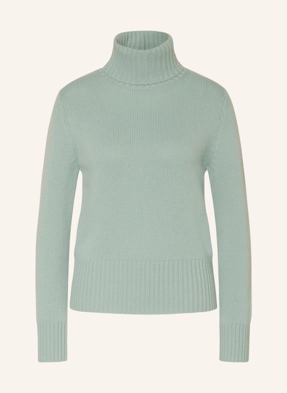 ALLUDE Rollkragenpullover mit Cashmere MINT