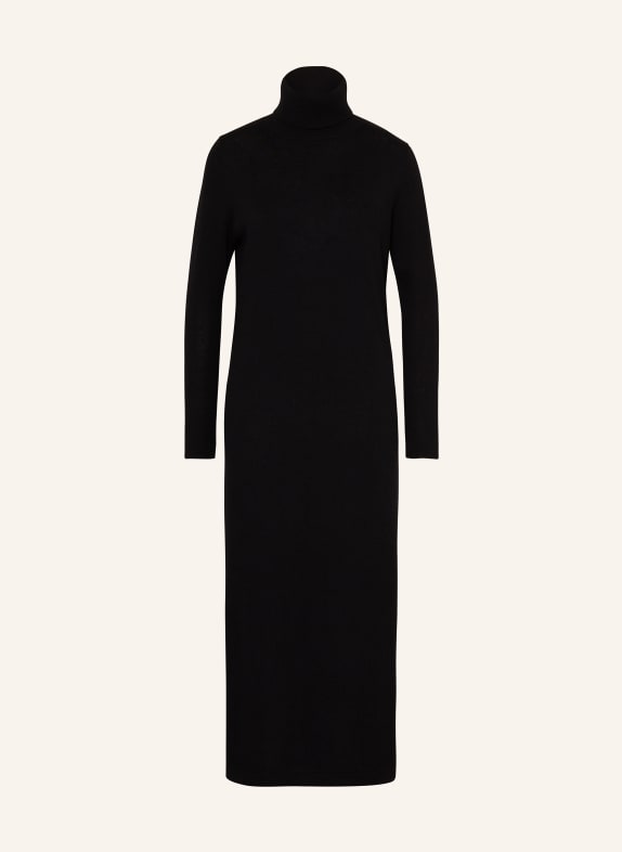 ALLUDE Strickkleid mit Cashmere SCHWARZ