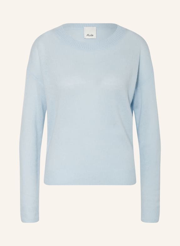 ALLUDE Cashmere-Pullover HELLBLAU